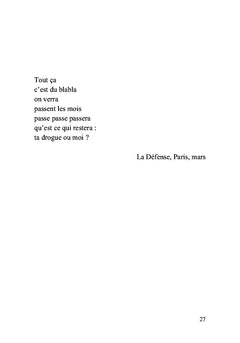Dernier volume du premier livre de ma vie