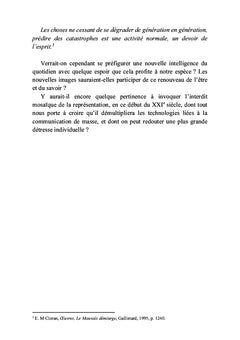 Histoire d'une effraction