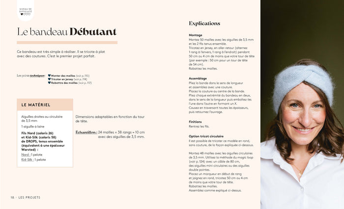 J'apprends à tricoter en 16 projets