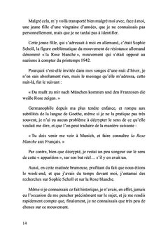 La rose blanche - Dans les pas de Sophie Scholl