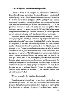 Trouble du spectre de l'autisme et stratégies d'intervention