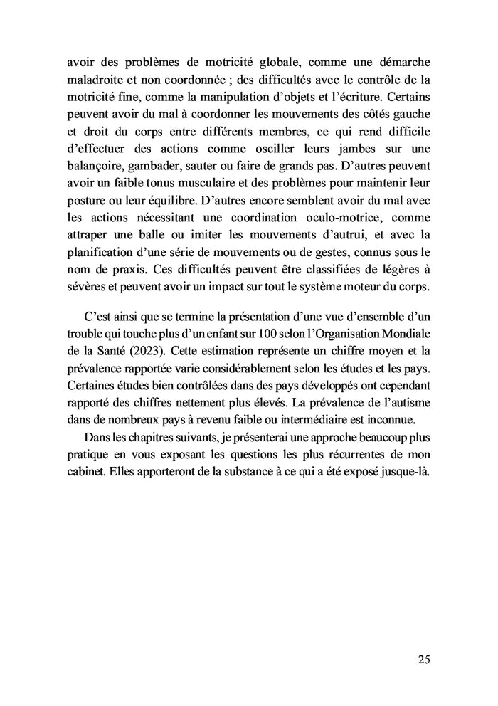 Trouble du spectre de l'autisme et stratégies d'intervention