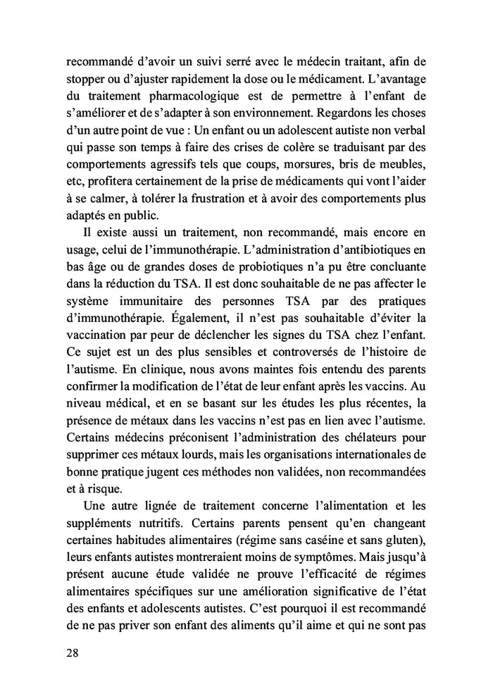 Trouble du spectre de l'autisme et stratégies d'intervention