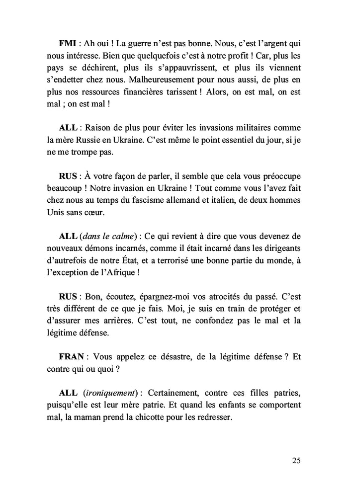 La guerre des volontés