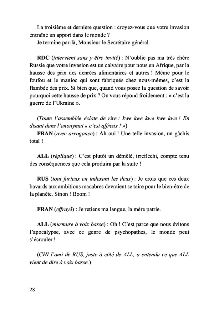 La guerre des volontés