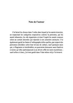 Lettres de suicide missives et épitaphes inconnues