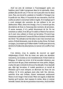 Genèse d'un solitaire
