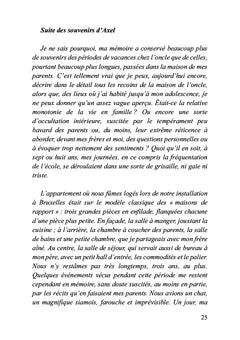 Genèse d'un solitaire