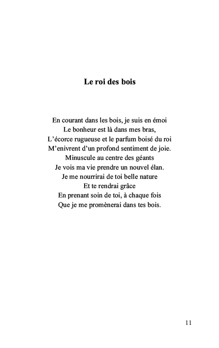 Recueil de poésies doux mots et belles paroles