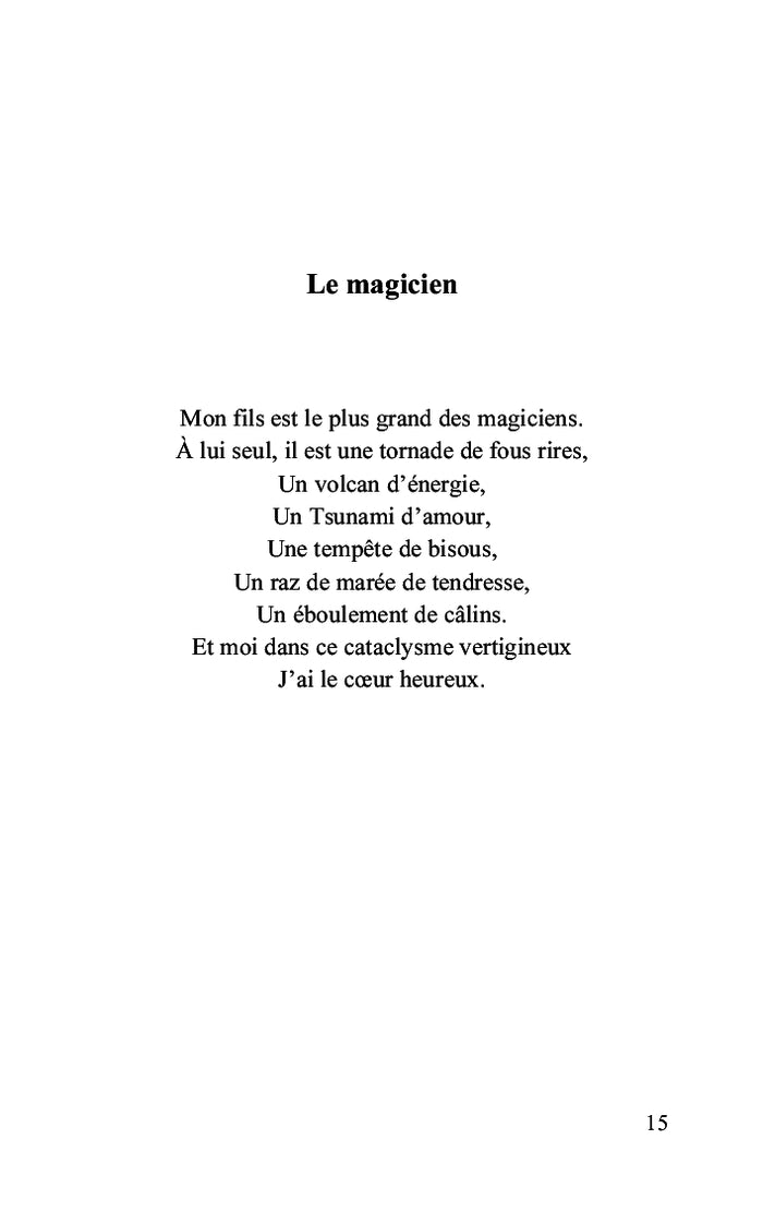 Recueil de poésies doux mots et belles paroles