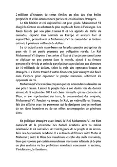 Le tableau noir de la dynastie alaouite marocaine