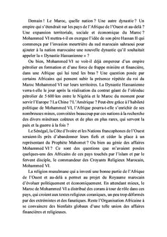 Le tableau noir de la dynastie alaouite marocaine