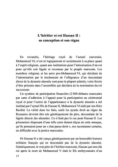 Le tableau noir de la dynastie alaouite marocaine