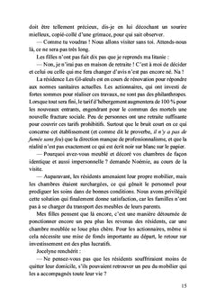 Non, je n'irai pas en maison de retraite