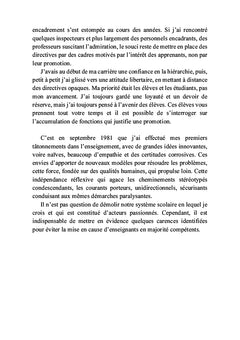 Un professeur impeccable