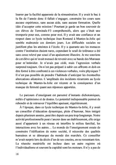Un professeur impeccable