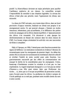 Un professeur impeccable
