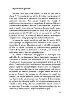 Un professeur impeccable