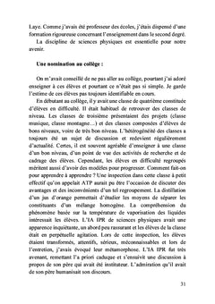 Un professeur impeccable