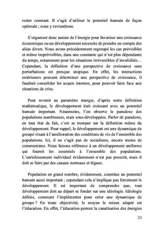 La théorie du développement moderne