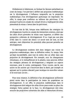 La théorie du développement moderne