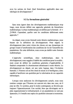 La théorie du développement moderne