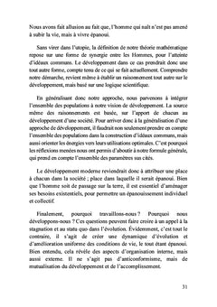 La théorie du développement moderne