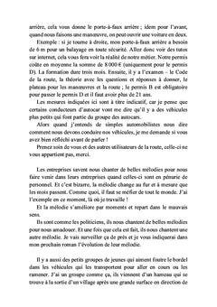 Le temps qui passe