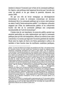 Les sources internationales du droit des marchés publics algérien