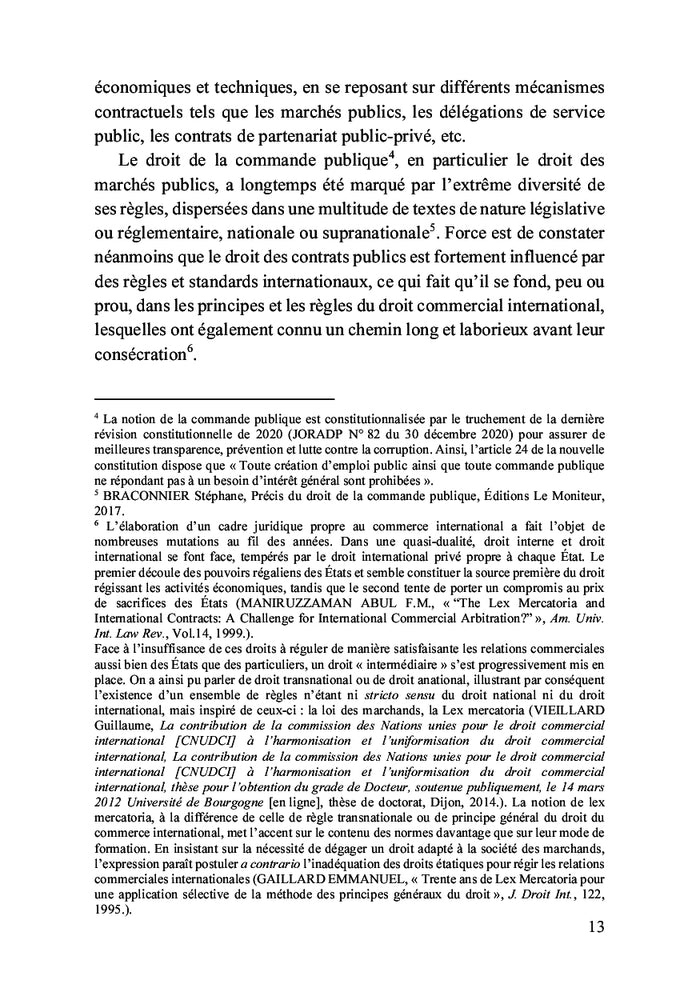 Les sources internationales du droit des marchés publics algérien