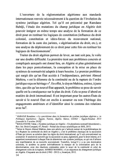 Les sources internationales du droit des marchés publics algérien