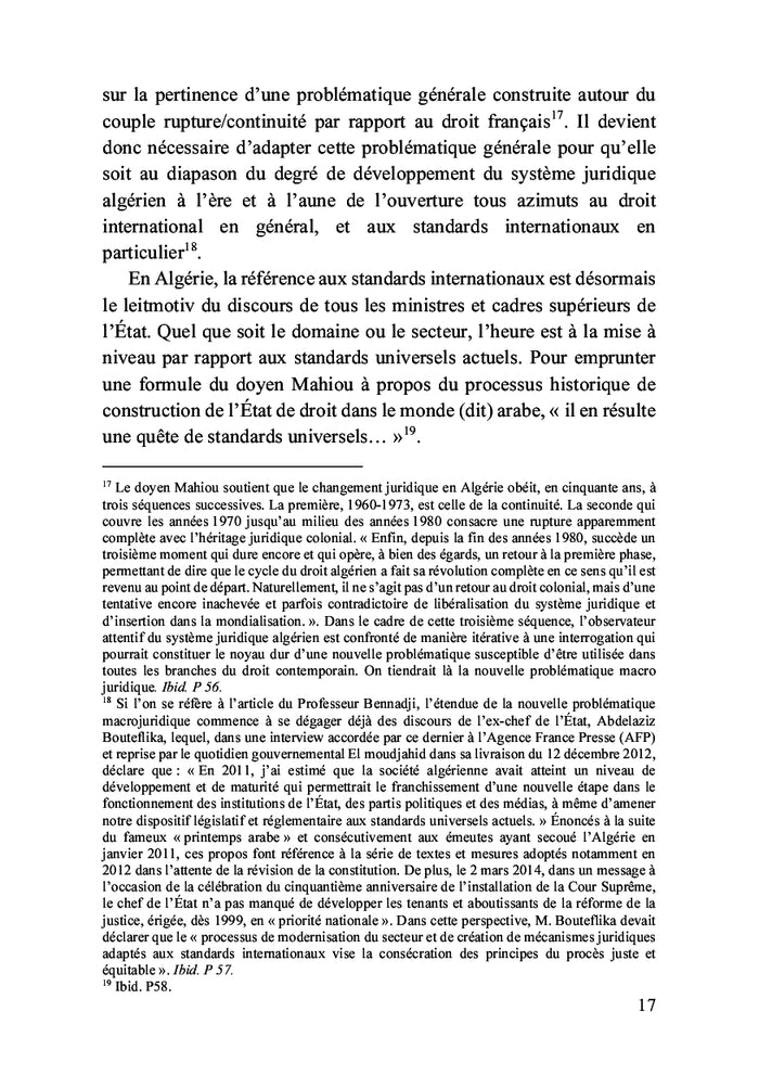 Les sources internationales du droit des marchés publics algérien