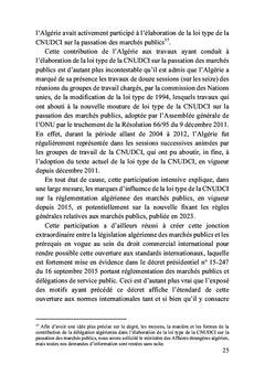Les sources internationales du droit des marchés publics algérien