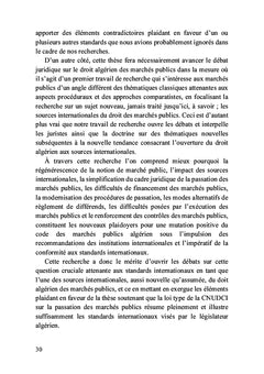Les sources internationales du droit des marchés publics algérien