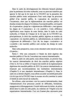 Les sources internationales du droit des marchés publics algérien