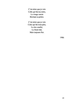 Confidences