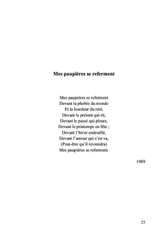 Confidences