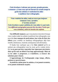 Comment aider nos enfants en orthographe