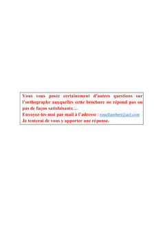Comment aider nos enfants en orthographe