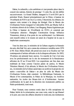 Chroniques sénégalaises