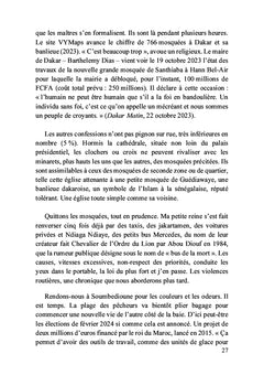 Chroniques sénégalaises