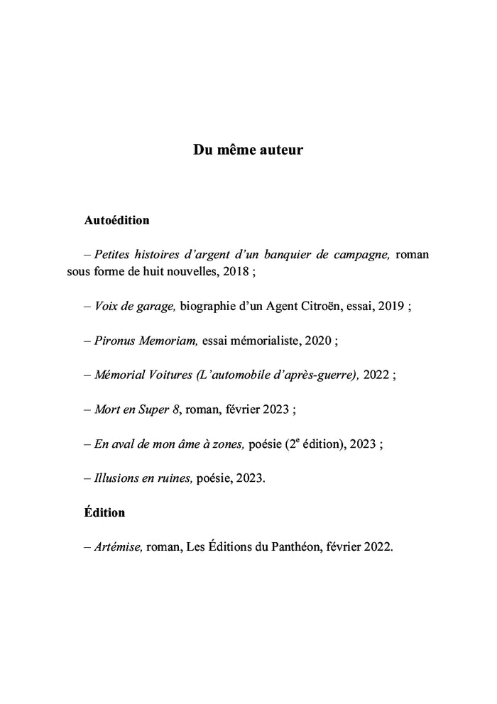 Souvenirs des hommes en noir