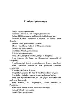 Souvenirs des hommes en noir