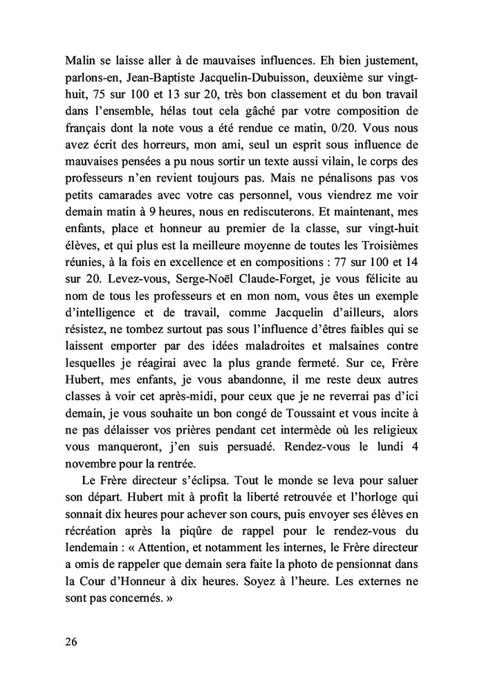 Souvenirs des hommes en noir