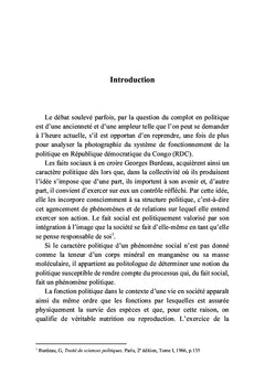 La politique du complot