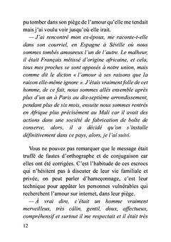 Séduction, amour, arnaque