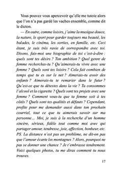 Séduction, amour, arnaque