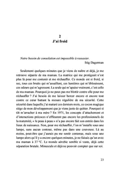 L'âge de l'être