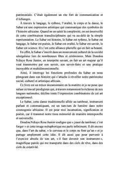 De la vocalisation des tambours aux expressions dansées...