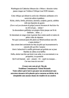 De la vocalisation des tambours aux expressions dansées...